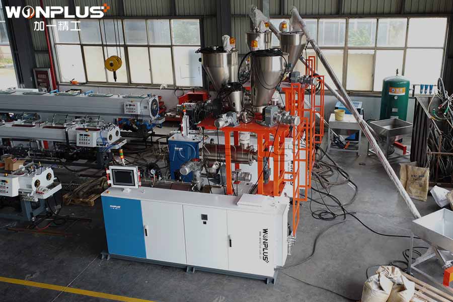 PVC Pipe Extrusion Lines Successfully Completed Trial Run at WONPLUS