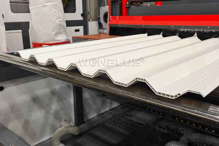 WONPLUS PVC Hollow Roof Extrusion Line Successfully Commissioned