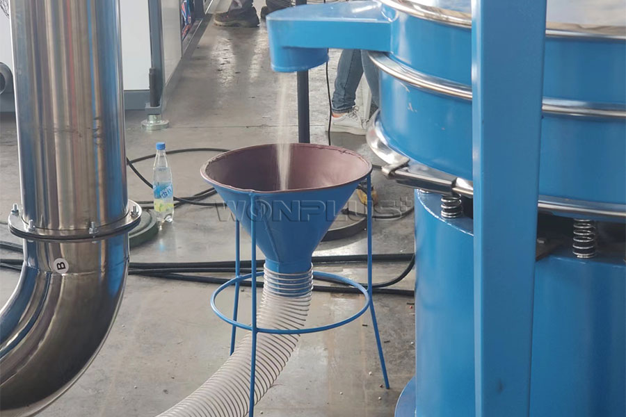 PVC Plastic puverizer complete commissioning at WONPLUS factory