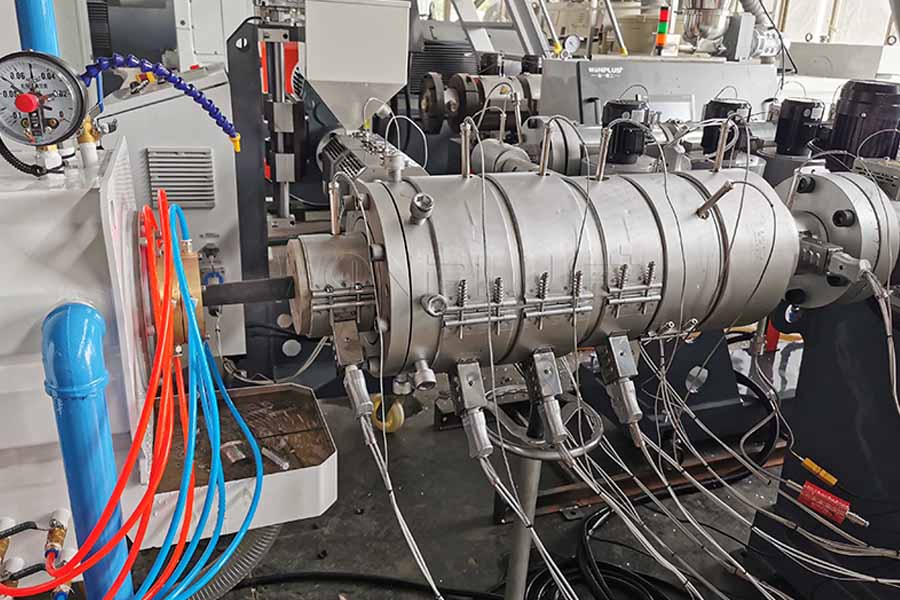  20-110mm HDPE PPR Dây chuyền sản xuất ống thành công