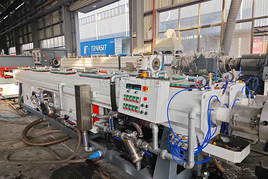 Tăng hiệu quả hoạt động với dây chuyền ép đùn ống PVC hai đầu ra WONPLUS